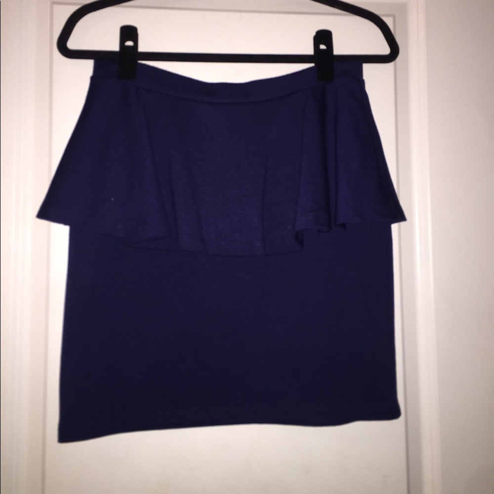 Women peplum skirt